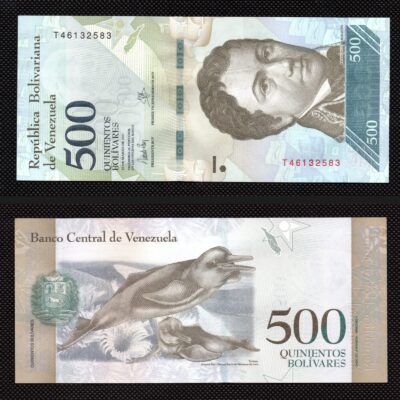Cédula da Venezuela de 500 Bolívares FE
