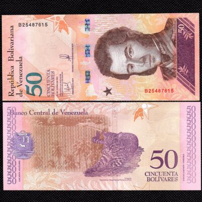 Cédula da Venezuela 50 bolívares FE