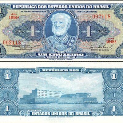 Cédula C 010 1 Cruzeiro 1954 FE