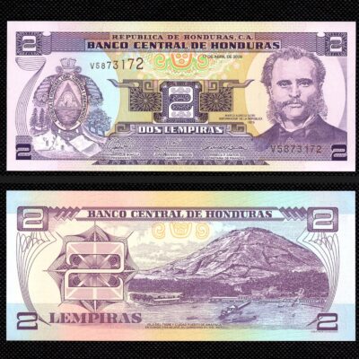 Cédula De Honduras 2 Lempiras FE