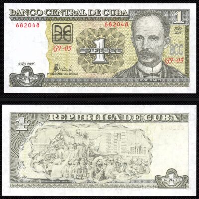 Cédula de Cuba de 1 Pesos FE
