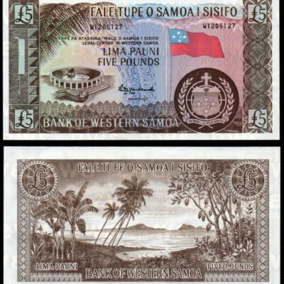 Cédula de Samoa 5 Pounds FE