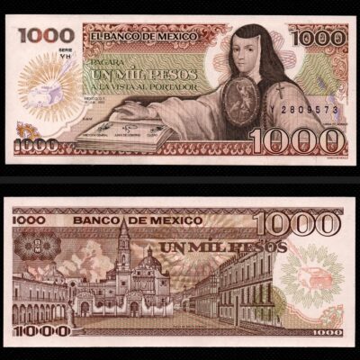 Cédula do México 1000 pesos  FE