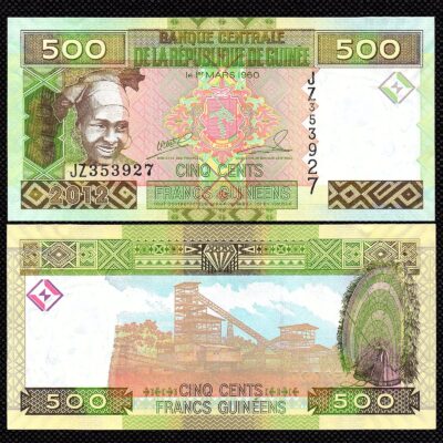 Cédula de Guine 500 Francs FE