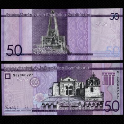 Cédula da Republica Dominicana 50 Pesos
