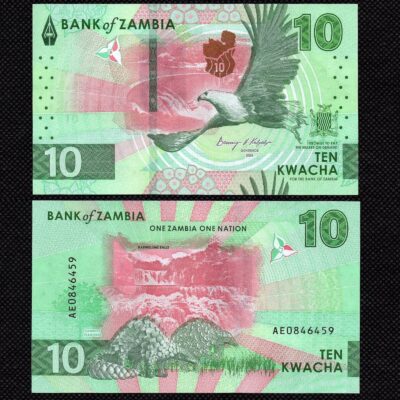 Cédula da Zâmbia 10 Kwacha FE