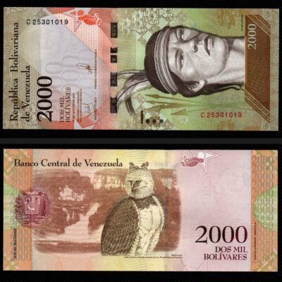 Cédula de 2000 Bolívares da Venezuela FE