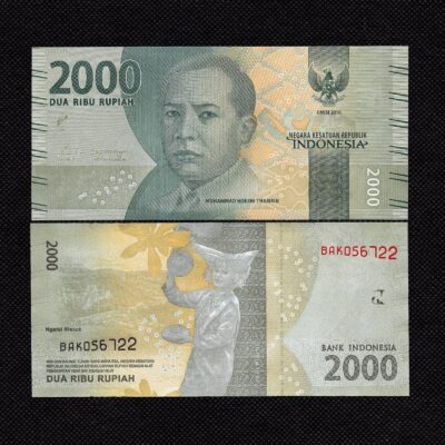 Cédula da Indonésia 2000 Rupia FE