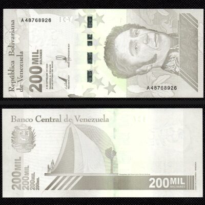 Cédula de 200000 Bolívares da Venezuela FE