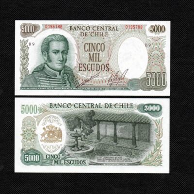 Cédulas do Chile de 5000 Escudos FE