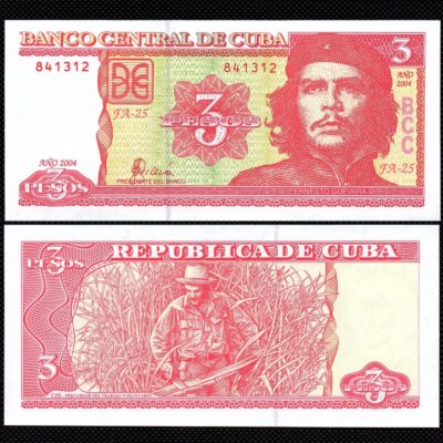 Cédula de Cuba 3 Pesos FE
