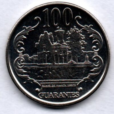 Moeda do Paraguai de 100 Guaranis 2022 FC