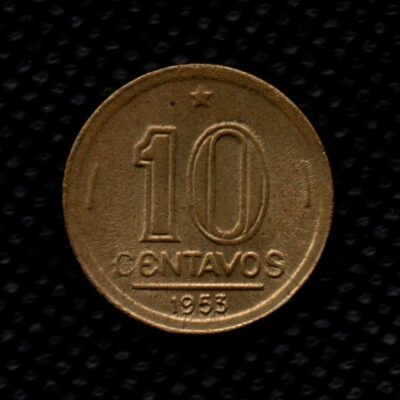 Moeda de 10 Centavos 1955 SOB/FC