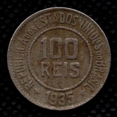 Moeda de 100 Reis 1935 MBC