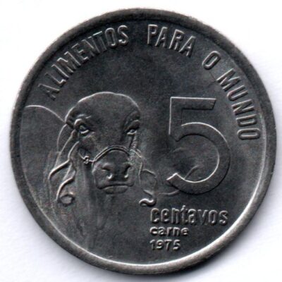 Moeda de 5 Centavos FAO de 1975 MBC