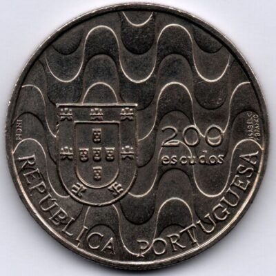 Moeda de Portugal de 200 Escudos 1992 SOB