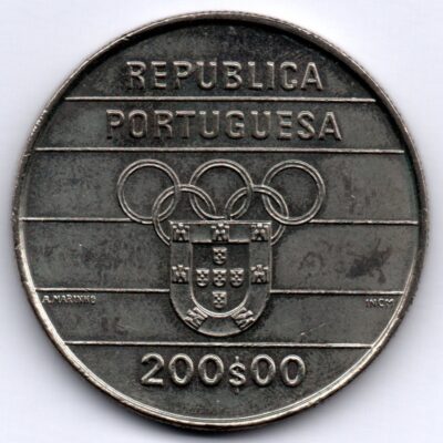 Moeda de Portugal de 200 Escudos de 1992 SOB