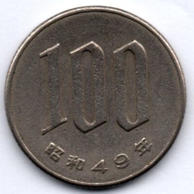 Moeda do Japão de 100 ienes MBC