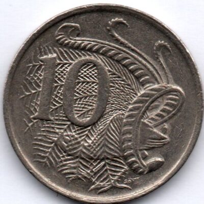 Moeda da Austrália de 10 centavos 1988 MBC