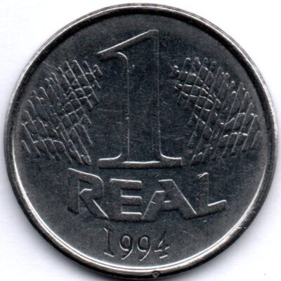 Moeda de 1 Real de 1994 MBC