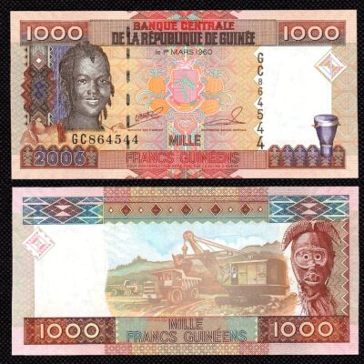Cédula de Guine de 1000 Francs de 2006 FE