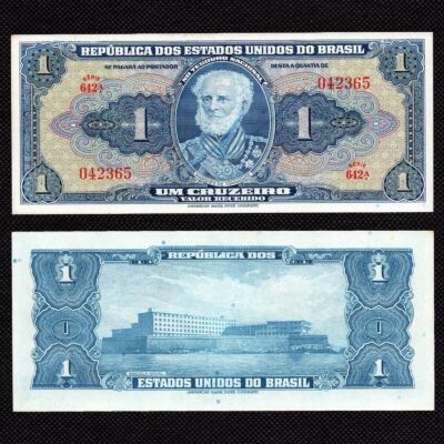 Cédula C 009 de 1 Cruzeiro 1944 FE