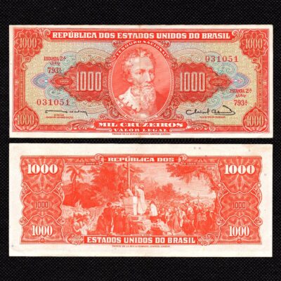 Cédula C 106 1000 Cruzeiros 1963 SOB