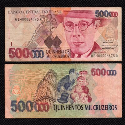 Cédula C 231 500000 Cruzeiros 1993 BC