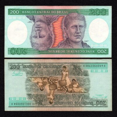 Cédula C 159 200 Cruzeiros 1984 SOB