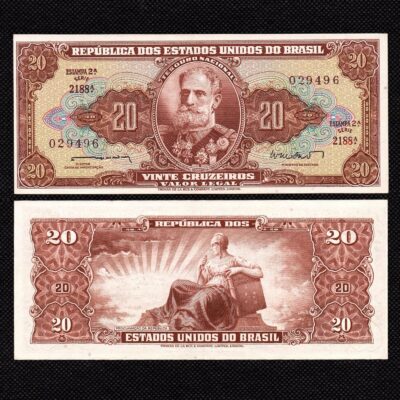 Cédula C 088 20 Cruzeiros 1962 SOB