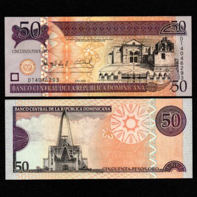 Cédula da Republica Dominicana de 50 Pesos FE