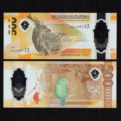 Cédula das Filipinas de 500 Pesos Polimero FE